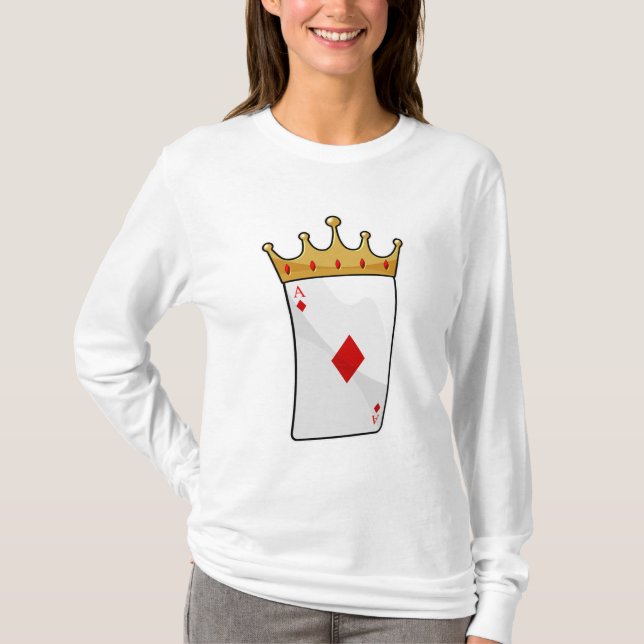 Diamond Ace with King Crown T-Shirt (Front)