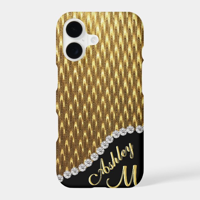 Diamond and Gold Monogram (Back)