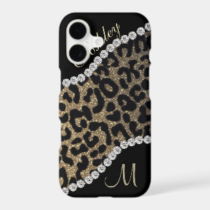 Diamond and Leopard Monogram