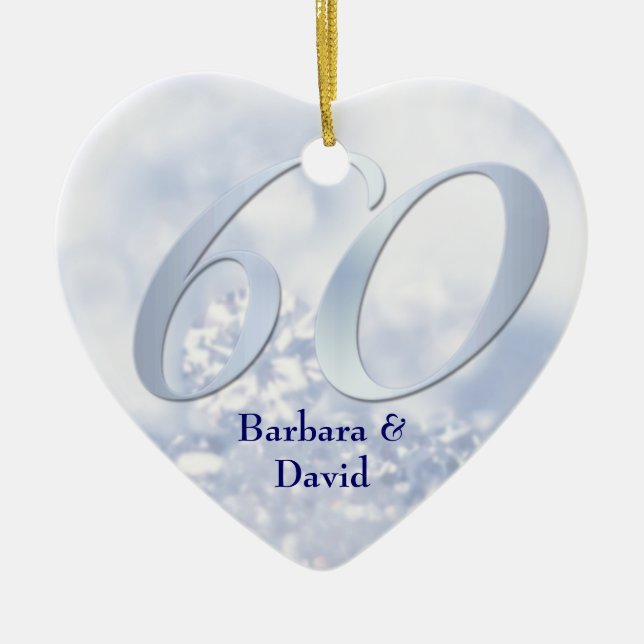 Diamond Anniversary Ornament (Front)