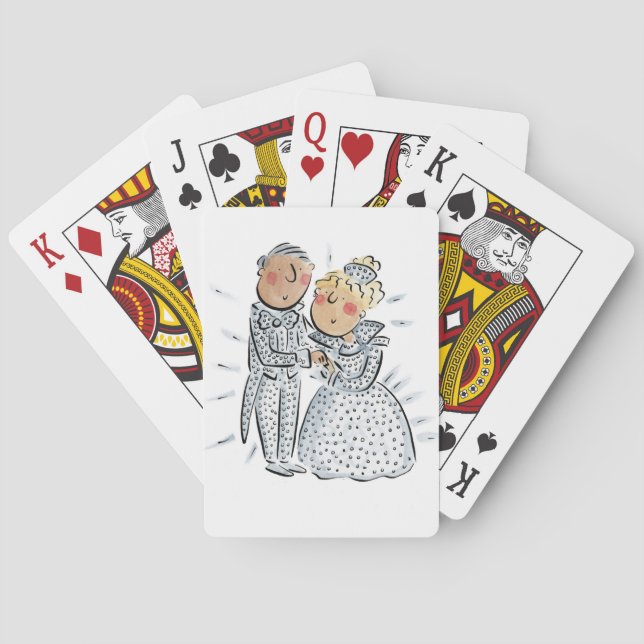 Diamond Anniversary Playing Cards (Back)
