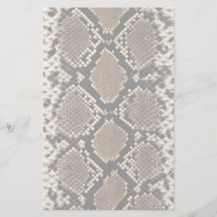 Diamond Back Rattlessnake Skin Stationery