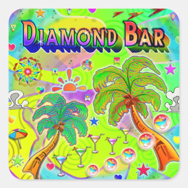 Diamond Bar Mind Focus Sticker (Front)