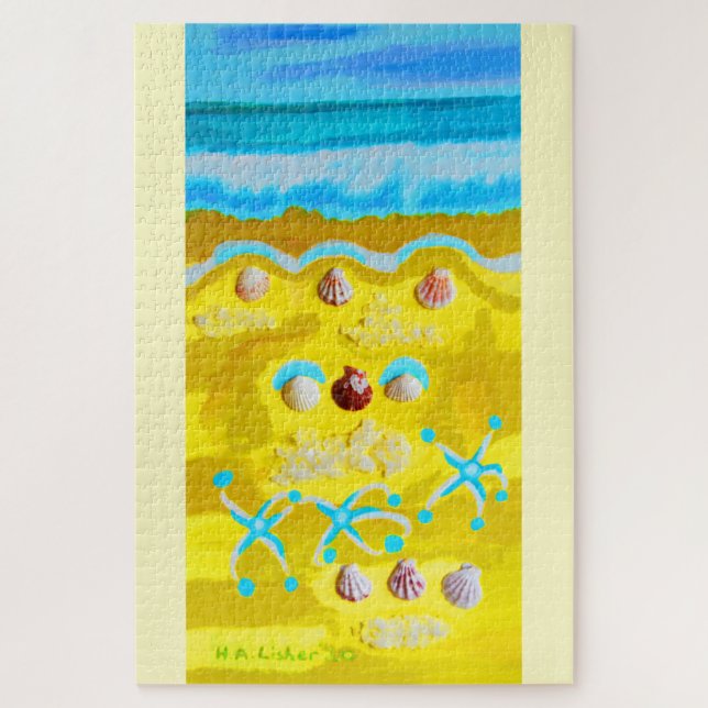 Diamond beach jigsaw puzzle (Vertical)