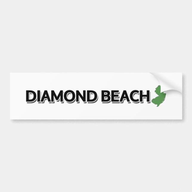 Diamond Beach, New Jersey Bumper Sticker (Front)