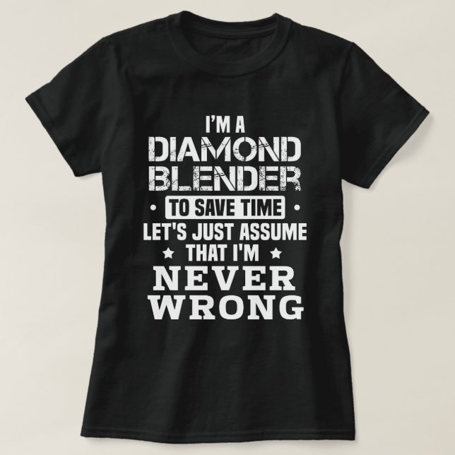 Diamond Blender T-Shirt (Design Front)