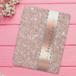 Diamond Bling Glitter Calligraphy Name Rose Gold iPad Cover<br><div class="desc">The design is a photo and the cases are not made with actual glitter, sequins, metals or woods. This design is also available on other models. You may also transfer this design to another product. No actual glitter was used to make this product. This design may be personalised in the...</div>