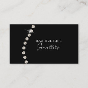 Diamond Bling Jewel Jewellery Store Gift Merchant Business Card