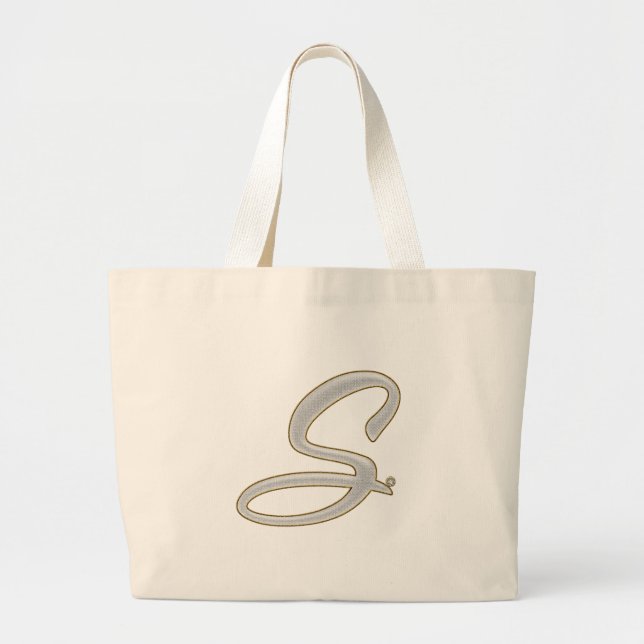 Diamond Bling S Large Tote Bag (Front)