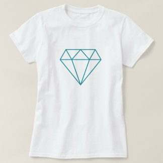 Diamond Blue Sea Contour icon  T-Shirt