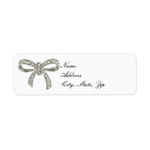 Diamond Bow Address Labels