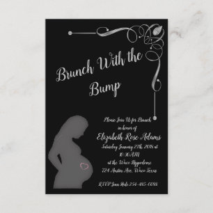 Diamond Brunch with the Bump Invitation
