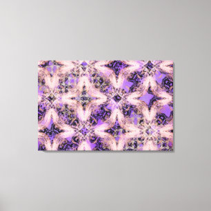 Diamond Chains Pattern Canvas Print