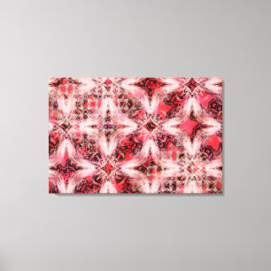 Diamond Chains Pattern Canvas Print