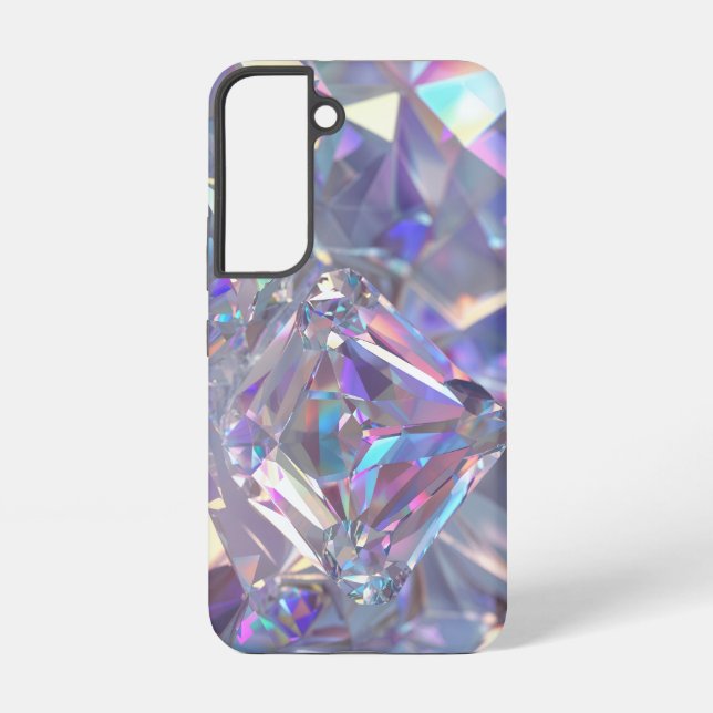 Diamond Crystal Sparkle Samsung Galaxy S22 Case (Back)