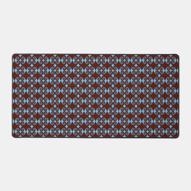 Diamond Curls Desk Mat (Front)
