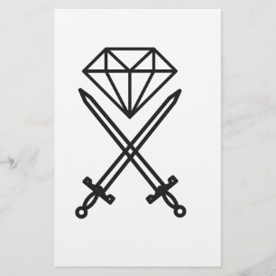 Diamond cut stationery