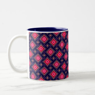 Diamond Dancing Two-Tone Coffee Mug
