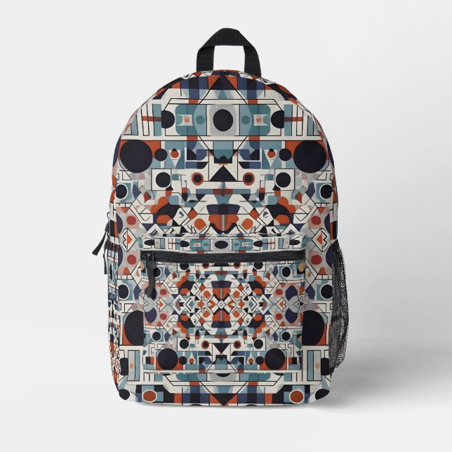"Diamond Delight Printed Backpack (Front)