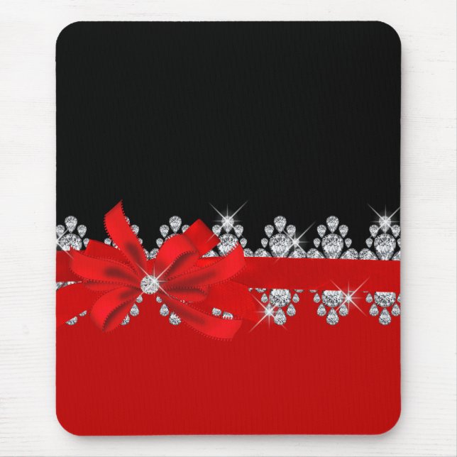 Diamond Delilah (Red) Mouse Pad (Front)