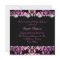 Diamond Design Photo Quinceanera Birthday invite