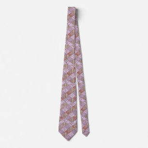 Diamond Designs In Pinks Tie
