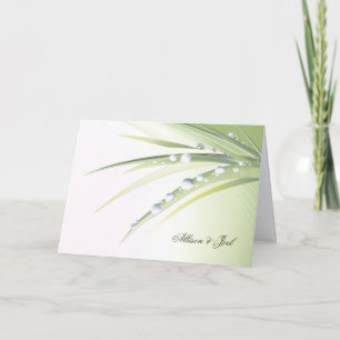 Diamond Dew  Drops Wedding Vow Renewal Invitation