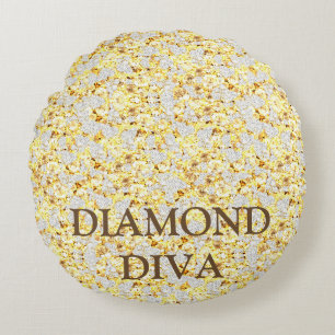 DIAMOND DIVA ROUND CUSHION