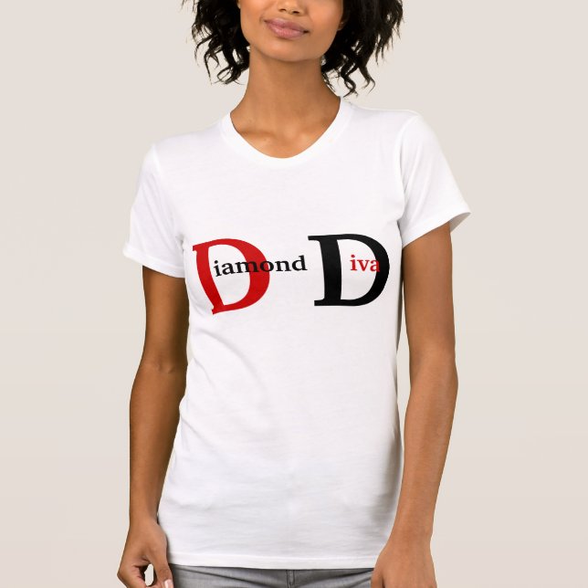 Diamond Diva T's T-Shirt (Front)