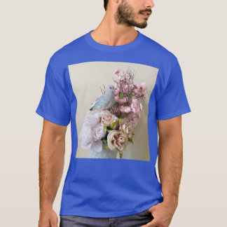 Diamond Dove on flowers T-Shirt