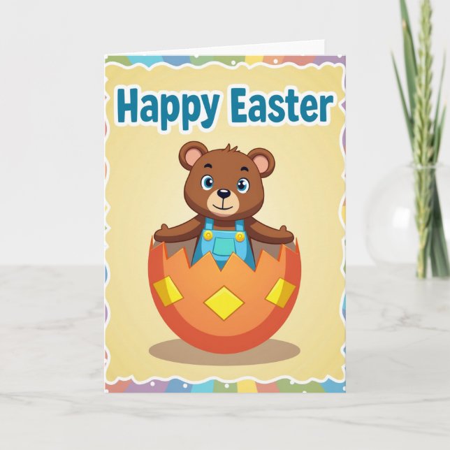 Diamond Egg Bear Cub Card (Front)