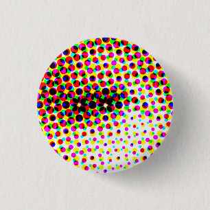 Diamond Eyes 3 Cm Round Badge