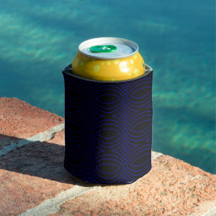 Diamond Eyes Modern Pop Art Abstract Can Cooler