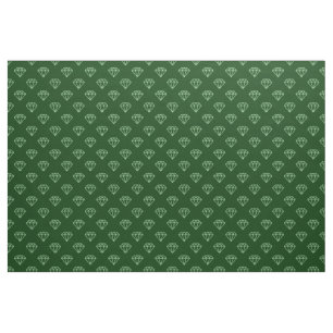 Diamond - Faded Green on Dark Green 003300 Fabric