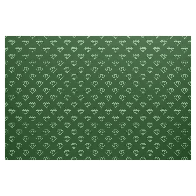 Diamond - Faded Green on Dark Green 003300 Fabric (Yard)