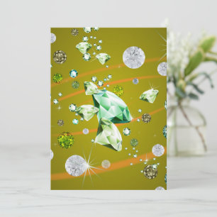 Diamond Galaxy 10 Thank You Card