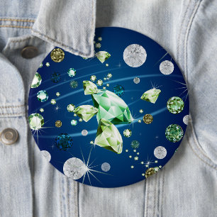 Diamond Galaxy 11 6 Cm Round Badge
