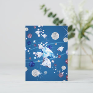 Diamond Galaxy 12 Holiday Postcard