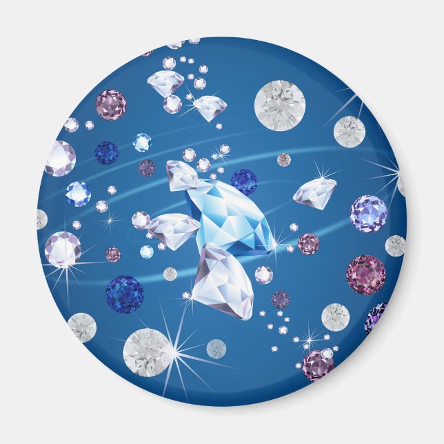 Diamond Galaxy 12 Magnet (Front)