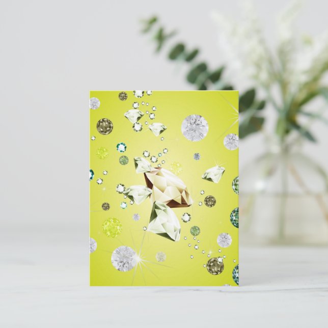 Diamond Galaxy 8 Holiday Postcard (Standing Front)