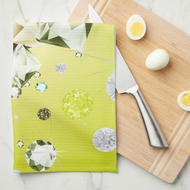 Diamond Galaxy 8 Tea Towel (Quarter Fold)