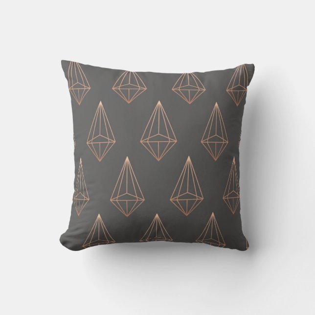 Diamond geometric pillow (Front)