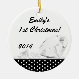 Diamond Glitz Glam Glam Personalised Name Ornament