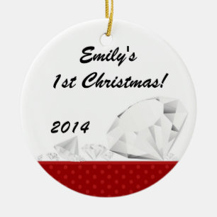 Diamond Glitz Glam Glam Personalised Name Ornament