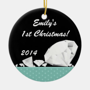 Diamond Glitz Glam Glam Personalised Name Ornament
