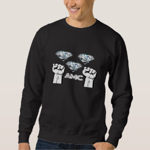 Diamond Hands Amc - Rocket To The Moon Sweatshirt