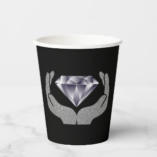 Diamond Hands Can Cooler Paper Cups
