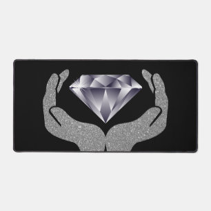 Diamond Hands Desk Mat