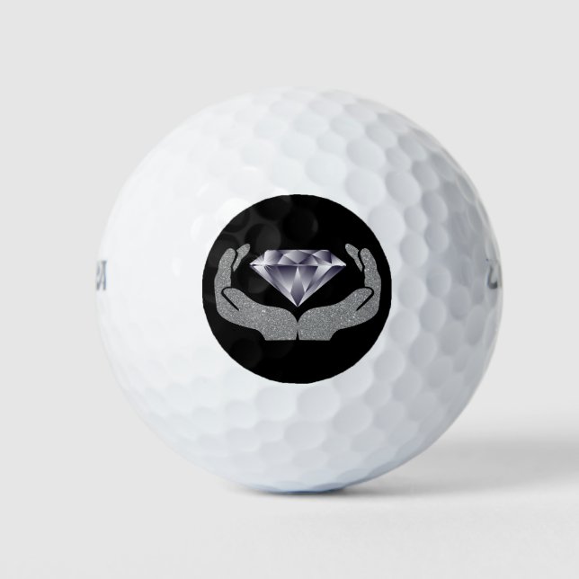 Diamond Hands Golf Balls (Front)