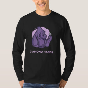 Diamond Hands Millionaire Feg Token Hodl Gorilla H T-Shirt